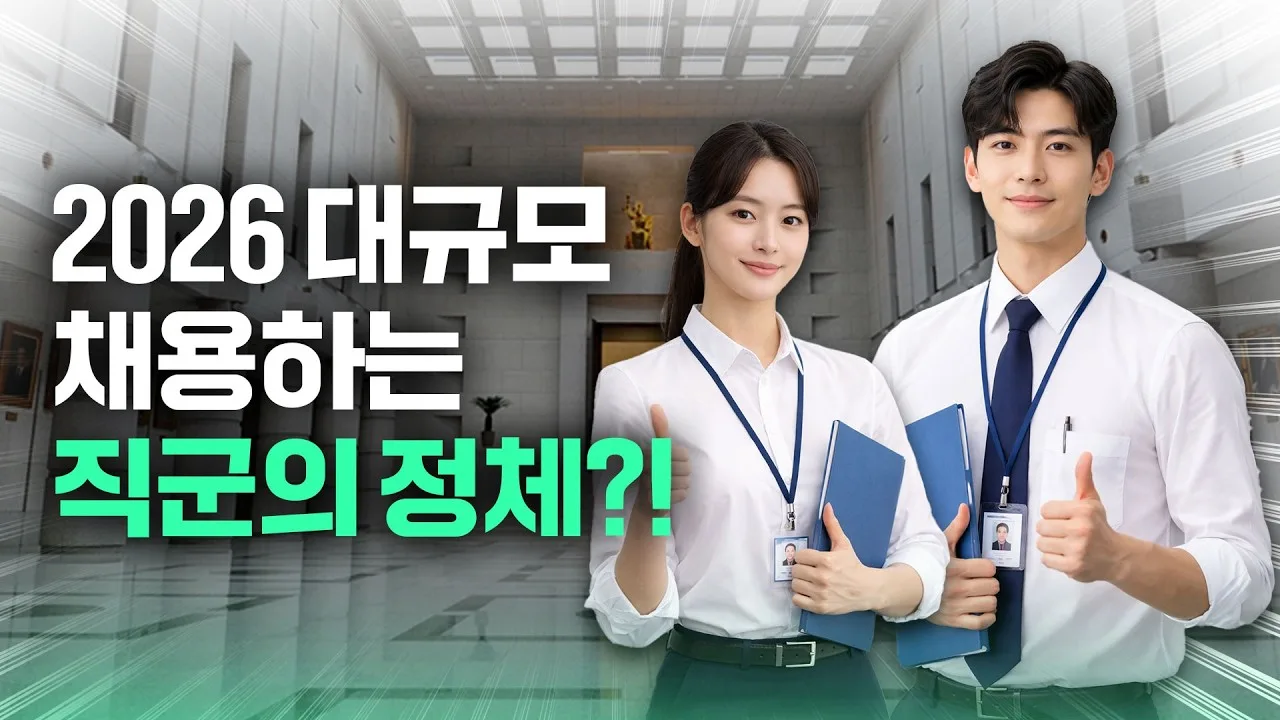 2026 속기사, 역대급! 시험 없이 공무원 대규모 채용 떴다 — 협회 공식 영상 썸네일